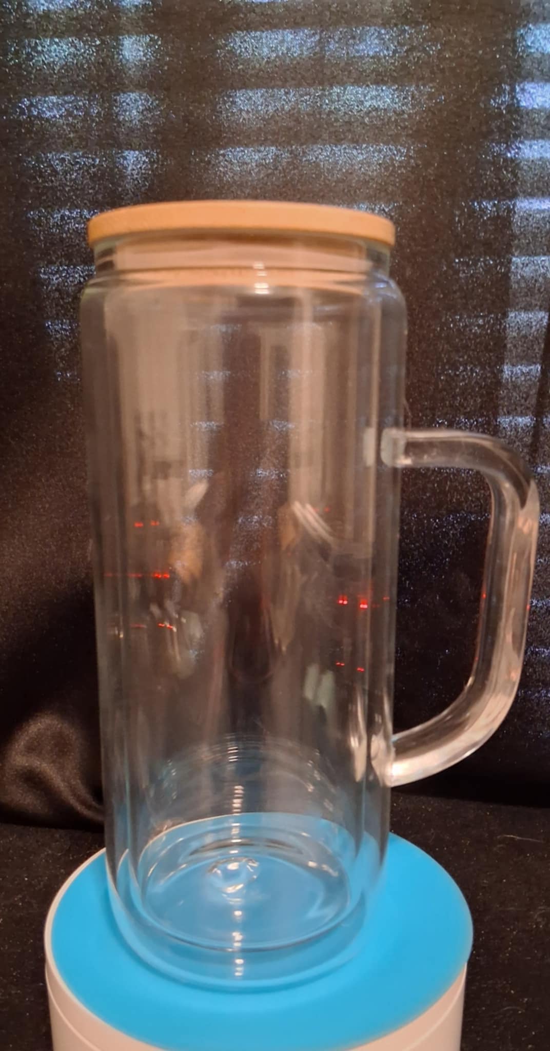 20oz Glass Tumbler with handle
