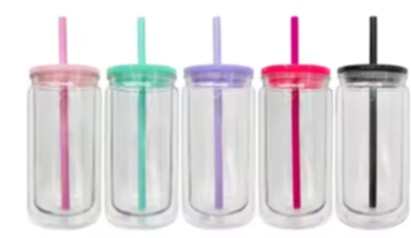 16oz Acrylic Can Snow Globe tumbler